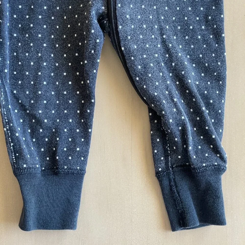 Hanna Andersson Baby Zip Sleeper, Heritage Fairisle‎ In Black - Sz 6-12 Months
